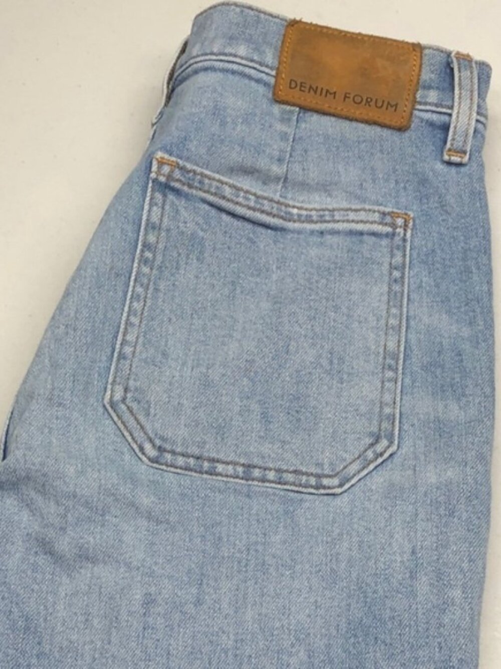 DENIM FORUM THE JUST PEACHY STRAIGHT JEANS 27x27 ⭐️